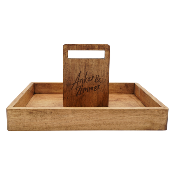 Rubberwood Tray ⏐  ラバーウッドトレイ