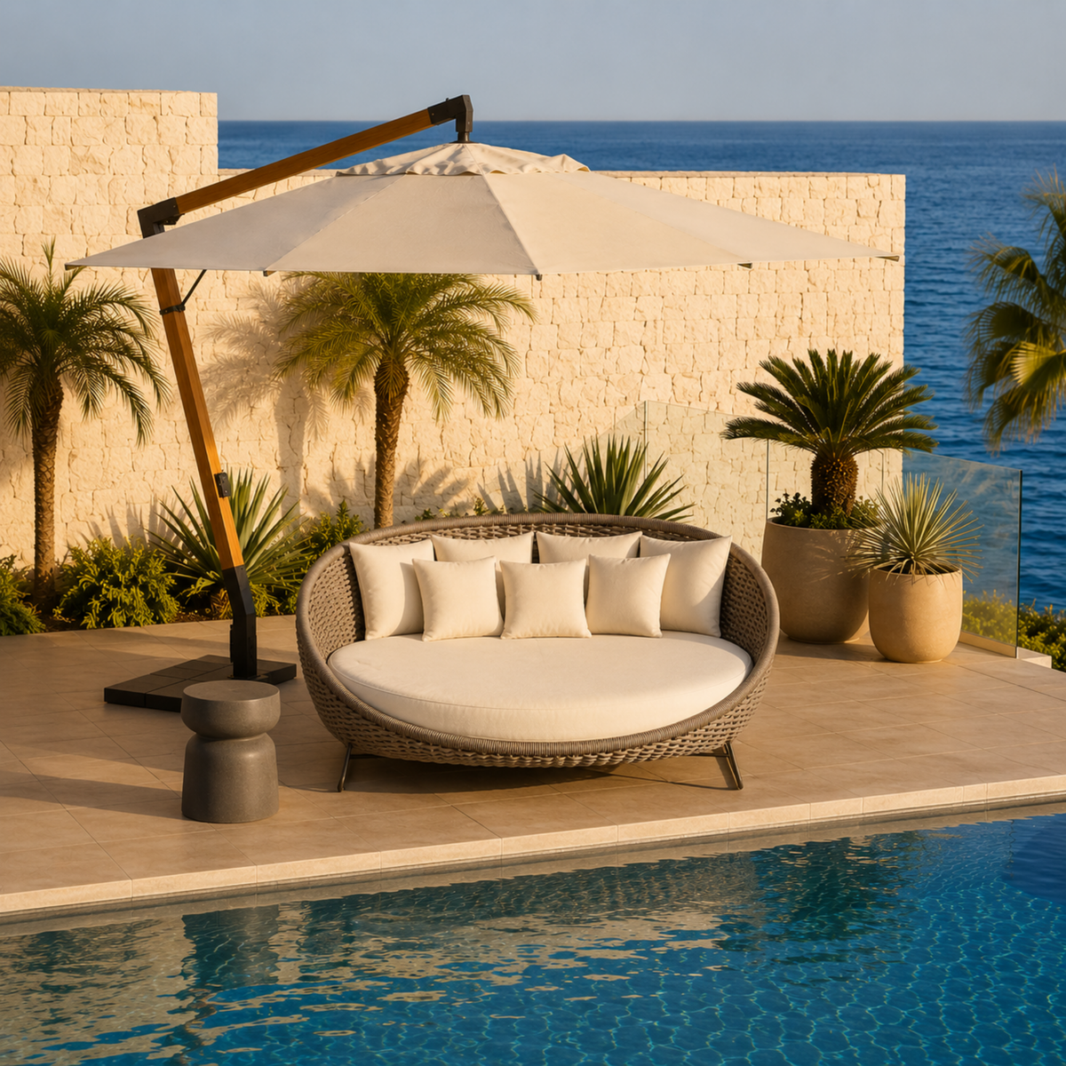 Lagoon Round Daybed｜ラグーンラウンドデイベッド
