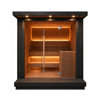 Sauna TRIO ⏐ 屋外サウナ トリオ（3〜4人用）
