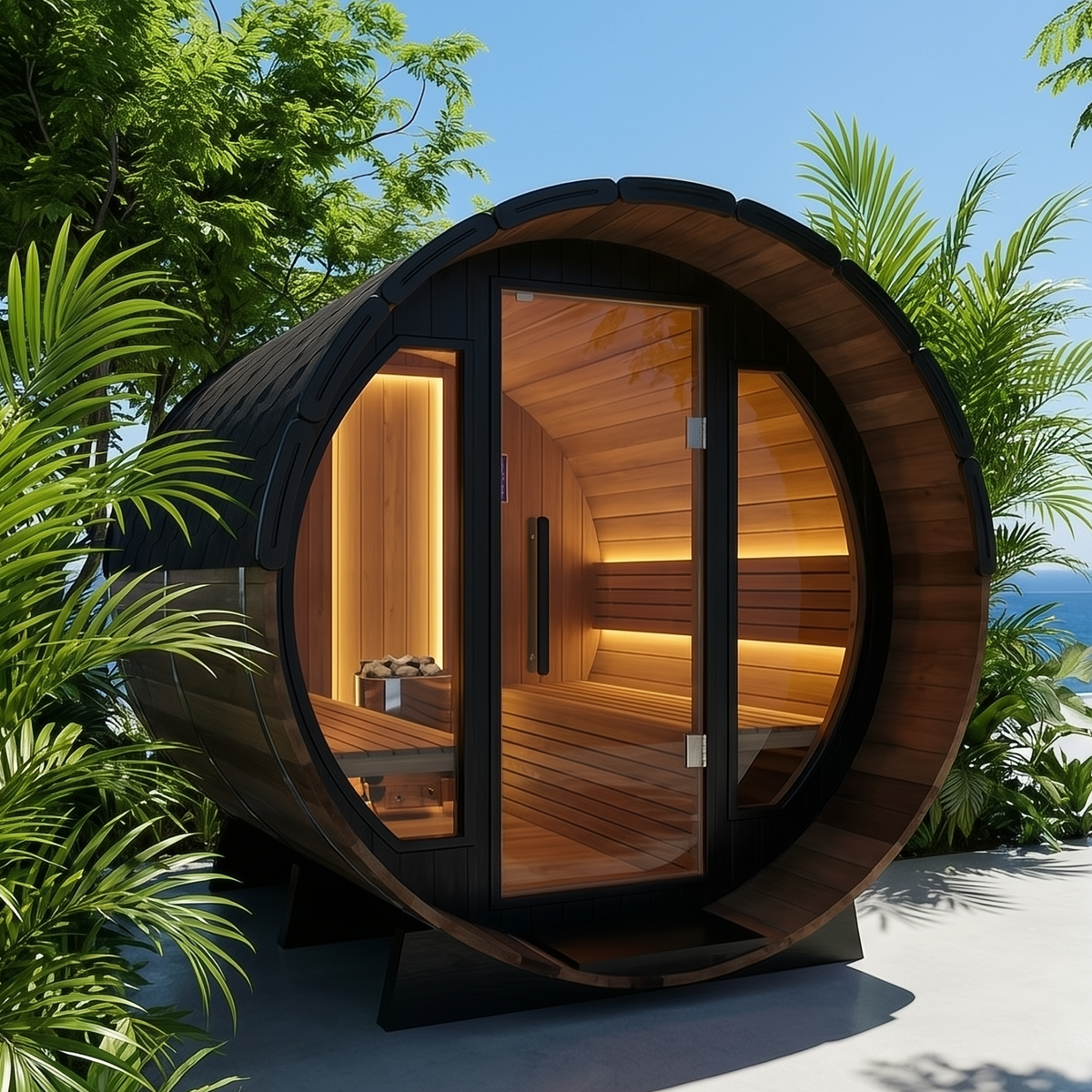 Sauna SPECIAL ⏐ 屋外サウナ スペシャル（3〜4人用・バレル型）