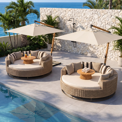 Resort Round Lounge Sofa｜リゾートラウンドラウンジソファ